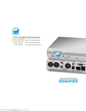 Sonifex Pro Audio Streamers Handbook