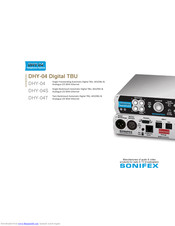 Sonifex DHY-04T Handbook