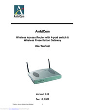 Ambicom WL1100C-AR User Manual