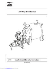 ABS Sanimat  3702S Installation And Operating Instructions Manual