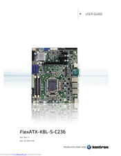 Kontron FlexATX-KBL-S-C236 User Manual