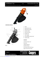 Coopers GEBV004 Instructions For Use Manual