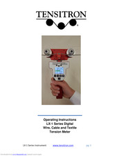 TENSITRON LX-250-1 Operating Instructions Manual