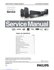 Philips HTS3568/98 Service Manual