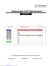 DPS Telecom NetGuardian 216T User Manual