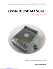 WAFER GSM-HOUSE Operating Instructions Manual