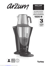 Arzum Kallavi AR 3013 Instruction Manual
