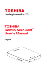 Toshiba Canvio AeroCast HDTU110XKWC1 User Manual