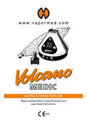 Vapormed VOLCANO MEDIC Instructions For Use Manual
