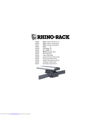 Rhino-Rack SX024 Installation Instructions Manual