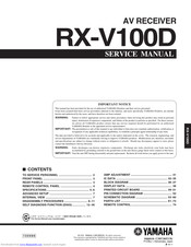 Yamaha RX-V100D Service Manual