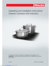 Miele KM 6364-1 Operating And Installation Instructions