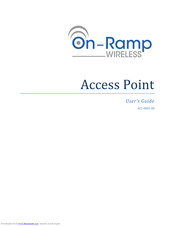 On-Ramp Wireless ULPAP110 User Manual