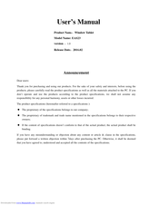 EDUGEAR EAS23 User Manual