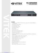Vitek VT-16P250WS Manual