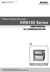 Autonics krn100 series User Manual