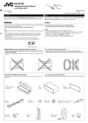 Jvc KD-G745 Installation & Connection Manual