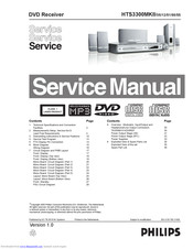 Philips HTS3300MK2/51 Service Manual