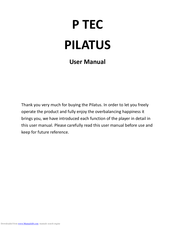 P Tec Pilatus User Manual