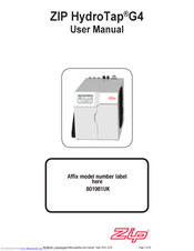 ZIP Arc HydroTap G4 range User Manual