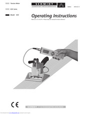 Schmidt KXE-20 Operating Instructions Manual
