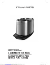 Williams-Sonoma Signature Touch 2-Slice Toaster User Manual