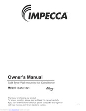 Impecca ISMO-1821 Owner's Manual