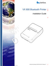 VeriFone VX 600 Instruction Manual