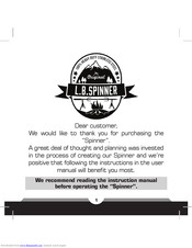 L.B.Spinner Spinner Instruction Manual