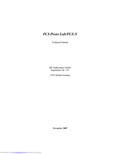 PLX PCI-Proto Lab/PLX-S Technical Manual