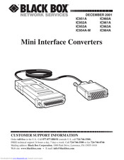 Black Box IC960A User Manual