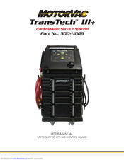 MotorVac TransTech III+ 500-1100B User Manual