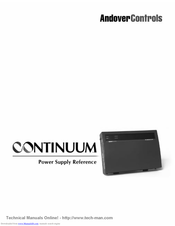 Andover Controls Continuum PS 120/240 AC 50-U Manual