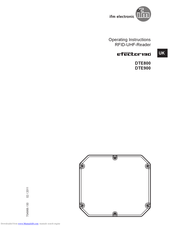 IFM Electronic DTE900 Operating Instructions Manual