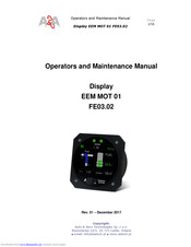 A&A Tech EEM MOT 01 FE03.02 Operator And  Maintenance Manual