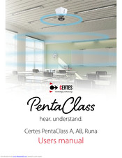 Certes PentaClass A User Manual