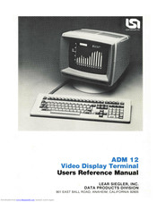 Lear Siegler ADM 12 User's Reference Manual