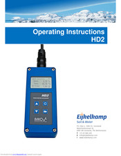 EIJKELKAMP HD2 Operating Instructions Manual