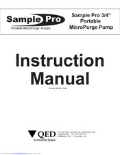 QED Sample Pro 3 Inch Instruction Manual