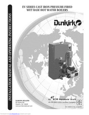 Dunkirk DPFO-3T Installation Manual And Operating Instructions