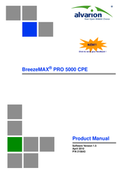 Alvarion BreezeMAX PRO 5000 CPE Product Manual
