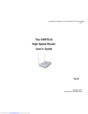 ReadyNet VWRT510 User Manual
