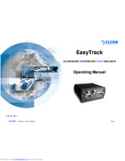 ELCON EasyTrack Operating Manual