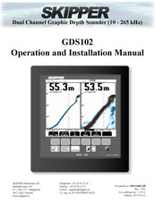 Skipper GDS102 Operation And Installation Manual