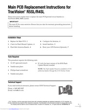 KVH Industries TracVision R5SL Replacement Instructions Manual