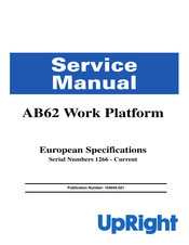 Upright ab62 Service Manual
