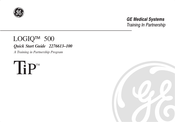 GE Medical Systems LOGIQ 500 Quick Start Manual