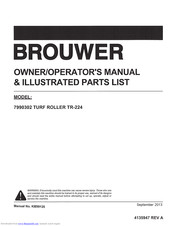 Brouwer TR-224 Owner's And Operator's Manual