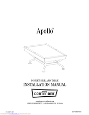 Brunswick Contender Apollo Installation Manual