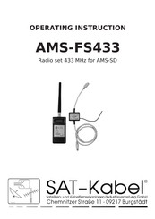 SAT-Kabel AMS-FS433 Operating Instructions Manual